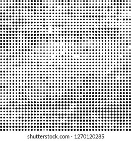 Halftone black and white