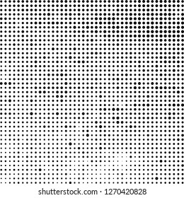 Halftone black and white