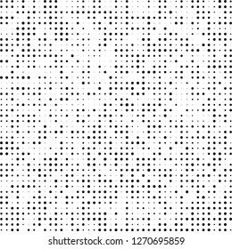 Halftone black and white
