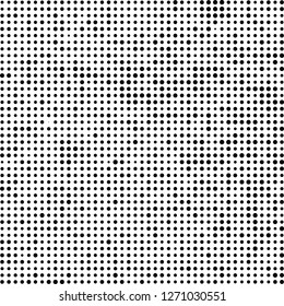 Halftone black and white
