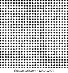 Halftone black and white