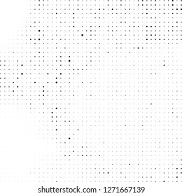 Halftone black and white