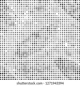 Halftone black and white