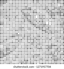 Halftone black and white