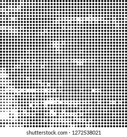 Halftone black and white