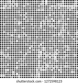 Halftone black and white