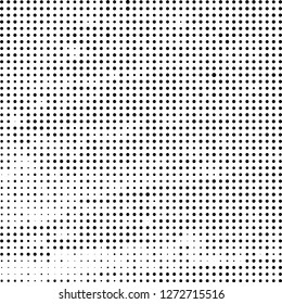 Halftone black and white