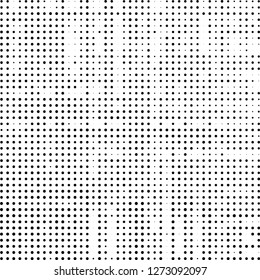 Halftone black and white