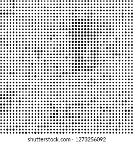 Halftone black and white