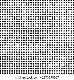Halftone black and white