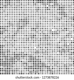 Halftone black and white