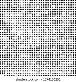 Halftone black and white