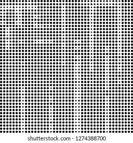 Halftone black and white
