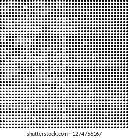 Halftone black and white