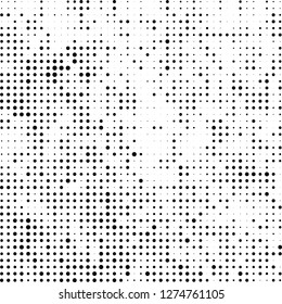 Halftone black and white