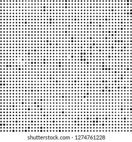 Halftone black and white