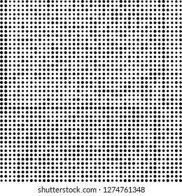 Halftone black and white