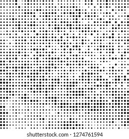Halftone black and white