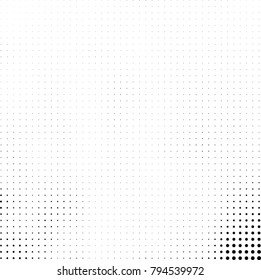 Halftone black and white