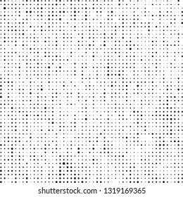 Halftone black and white. Abstract monochrome background. Pattern of dots on white background. Texture pop art for business cards, labels, icons, posters, icons