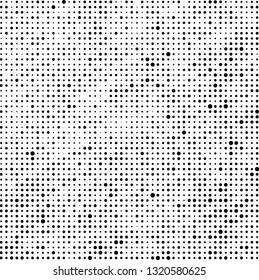 Halftone black and white. Abstract monochrome background. Pattern of dots on white background. Texture pop art for business cards, labels, icons, posters, icons