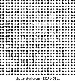 Halftone black and white. Abstract monochrome background. Pattern of dots on white background. Texture pop art for business cards, labels, icons, posters, icons