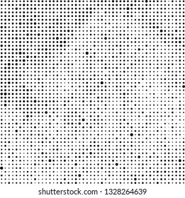 Halftone black and white. Abstract monochrome background. Pattern of dots on white background. Texture pop art for business cards, labels, icons, posters, icons