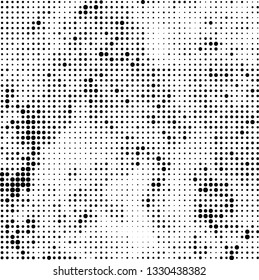 Halftone black and white. Abstract monochrome background. Pattern of dots on white background. Texture pop art for business cards, labels, icons, posters, icons
