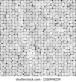 Halftone black and white. Abstract monochrome background. Pattern of dots on white background. Texture pop art for business cards, labels, icons, posters, icons