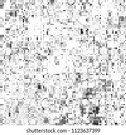 Halftone black and white abstract pattern