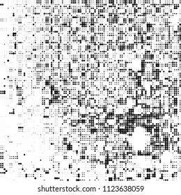 Halftone black and white abstract pattern