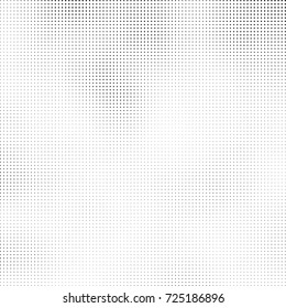 Halftone black and white. Abstract pattern of spots of ink. Modern art texture Vector for posters, postcard, grunge cover. Vintage futuristic texture gradient