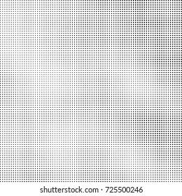Halftone black and white. Abstract pattern of spots of ink. Modern art texture Vector for posters, postcard, grunge cover. Vintage futuristic texture gradient