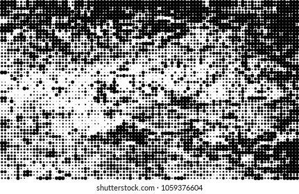 Halftone black and white abstract texture