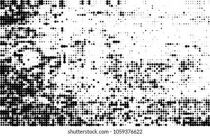 Halftone black and white abstract texture