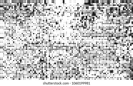 Halftone black and white abstract texture