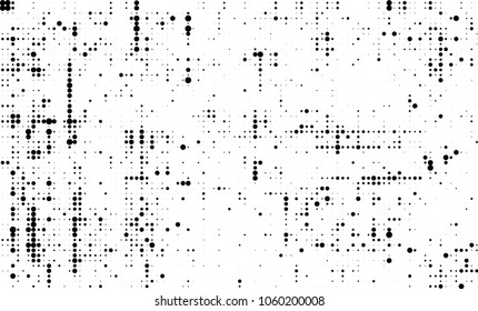 Halftone black and white abstract texture
