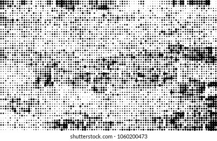 Halftone black and white abstract texture