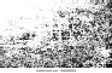 Halftone black and white abstract texture
