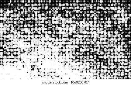 Halftone black and white abstract texture