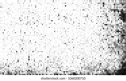 Halftone black and white abstract texture
