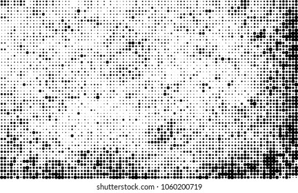 Halftone black and white abstract texture