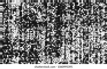 Halftone black and white abstract texture