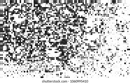 Halftone black and white abstract texture