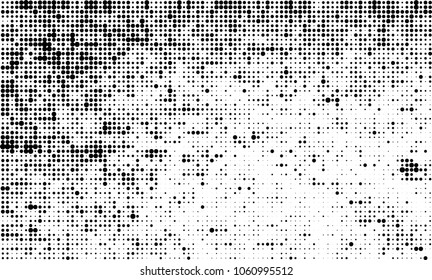 Halftone black and white abstract texture