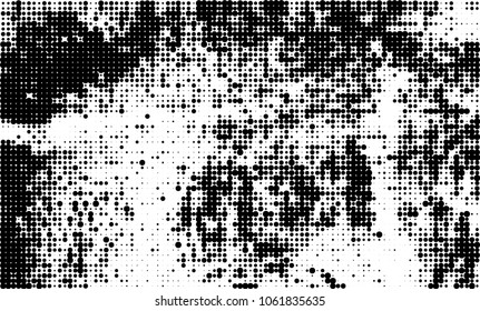 Halftone black and white abstract texture