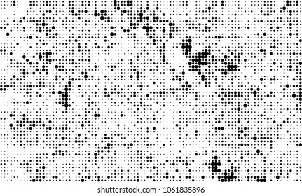 Halftone black and white abstract texture