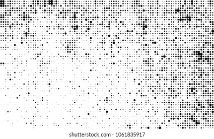 Halftone black and white abstract texture