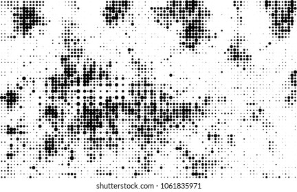 Halftone black and white abstract texture