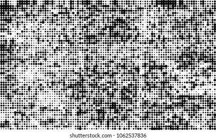 Halftone black and white abstract texture